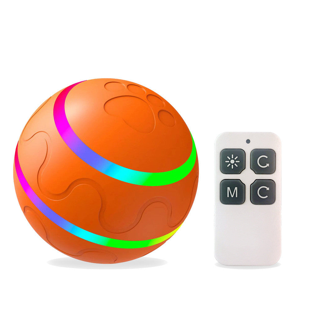 Japasu "Wicked Ball" Smart Interactive Cat Toy – 360° Self-Rotating Automatic Bouncing Ball with USB Charging