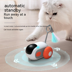 Japasu Smart RC "Mouse" Car – 2-in-1 Remote Control & Automatic Interactive Cat Toy with USB Charging