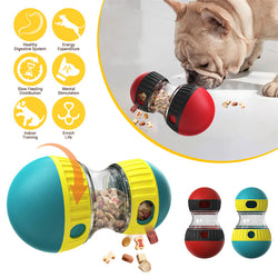 Japasu Interactive IQ Tumbler – Slow Feeder & Puzzle Toy for Boredom Relief & Digestive Health