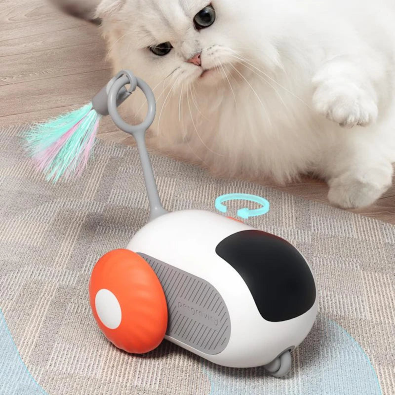 Japasu Smart RC "Mouse" Car – 2-in-1 Remote Control & Automatic Interactive Cat Toy with USB Charging