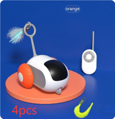 Japasu Smart RC "Mouse" Car – 2-in-1 Remote Control & Automatic Interactive Cat Toy with USB Charging