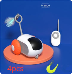 Japasu Smart RC "Mouse" Car – 2-in-1 Remote Control & Automatic Interactive Cat Toy with USB Charging