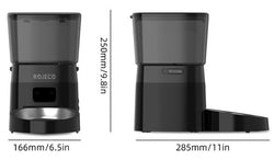 Japasu Precision Automatic Pet Feeder – Programmable Timed Food Dispenser for Cats & Dogs