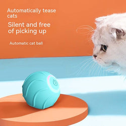 Japasu Smart Interactive Cat Ball – Automatic Self-Rolling & Bouncing Toy with USB Charging