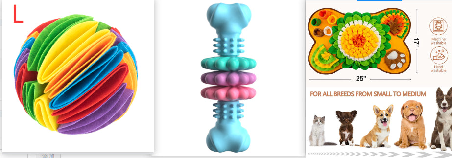 Japasu "Indestructible" Bone – Heavy-Duty TPR Dental Chew & Bite-Resistant Teething Toy for Power Chewers