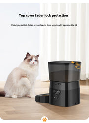 Japasu Precision Automatic Pet Feeder – Programmable Timed Food Dispenser for Cats & Dogs