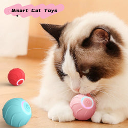 Japasu Smart Interactive Cat Ball – Automatic Self-Rolling & Bouncing Toy with USB Charging