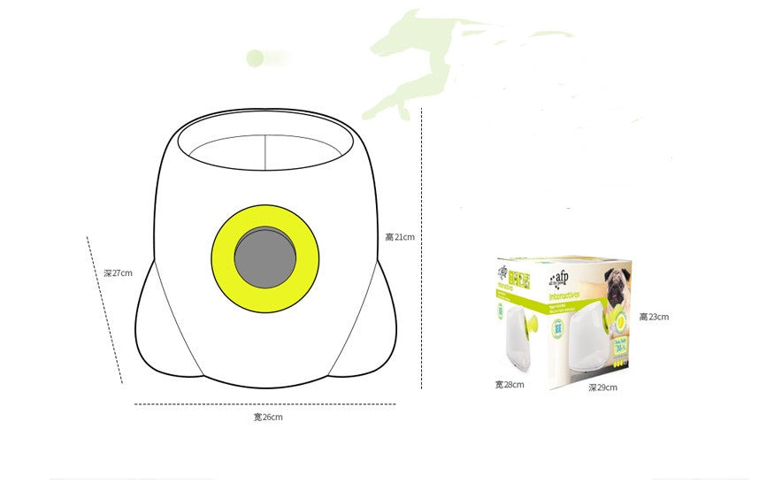 Japasu Pro-Series Automatic Ball Launcher – Smart Interactive Fetch Machine with Adjustable Launch Distance