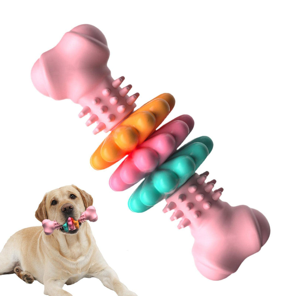 Japasu "Indestructible" Bone – Heavy-Duty TPR Dental Chew & Bite-Resistant Teething Toy for Power Chewers