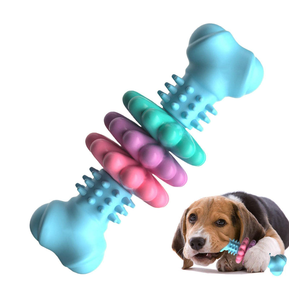 Japasu "Indestructible" Bone – Heavy-Duty TPR Dental Chew & Bite-Resistant Teething Toy for Power Chewers