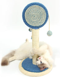 Japasu Premium Cactus Cat Scratching Post – Artistic Sisal Fiber Claw Trainer with Interactive Play Ball