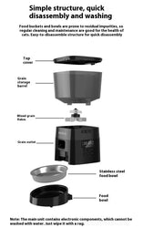 Japasu Precision Automatic Pet Feeder – Programmable Timed Food Dispenser for Cats & Dogs