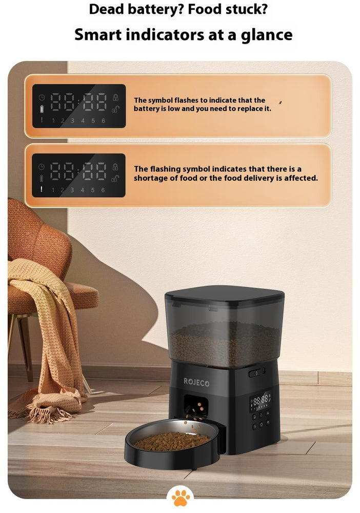 Japasu Precision Automatic Pet Feeder – Programmable Timed Food Dispenser for Cats & Dogs