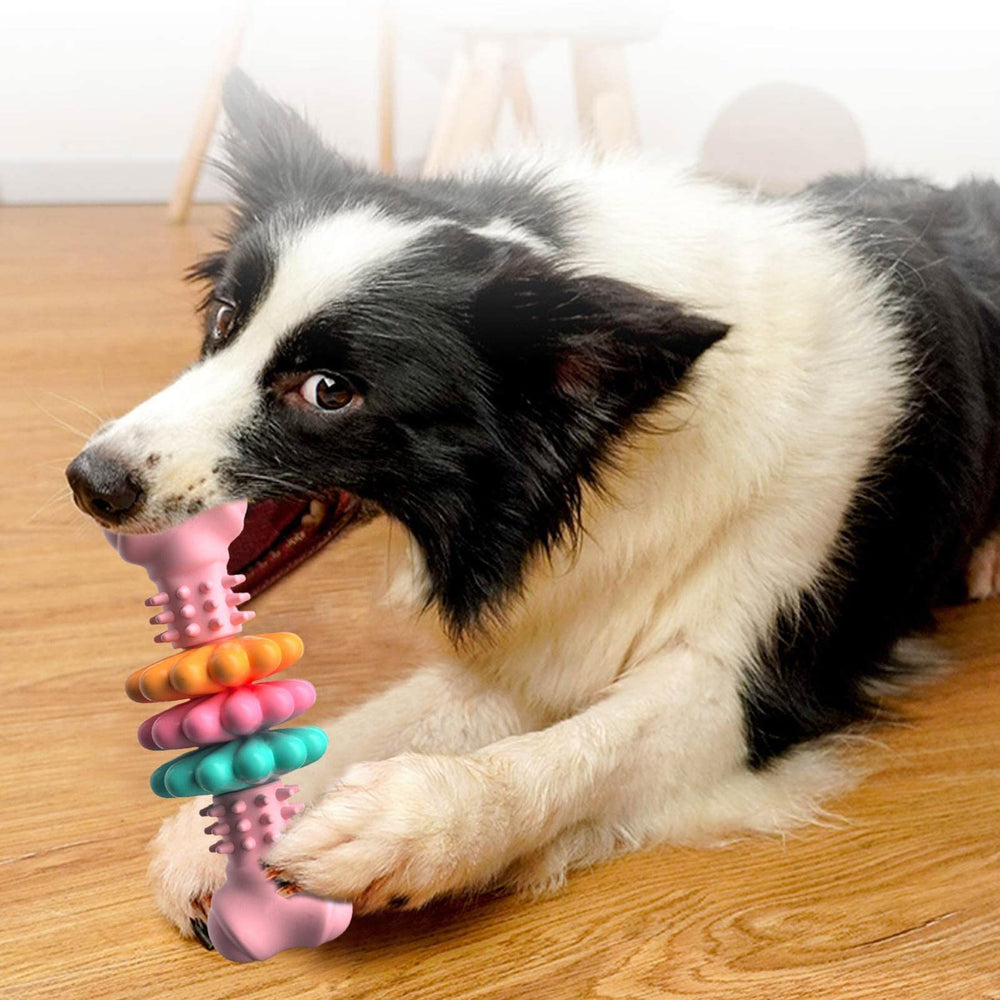Japasu "Indestructible" Bone – Heavy-Duty TPR Dental Chew & Bite-Resistant Teething Toy for Power Chewers