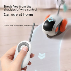 Japasu Smart RC "Mouse" Car – 2-in-1 Remote Control & Automatic Interactive Cat Toy with USB Charging
