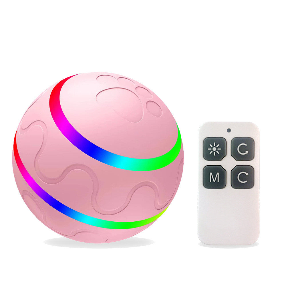 Japasu "Wicked Ball" Smart Interactive Cat Toy – 360° Self-Rotating Automatic Bouncing Ball with USB Charging