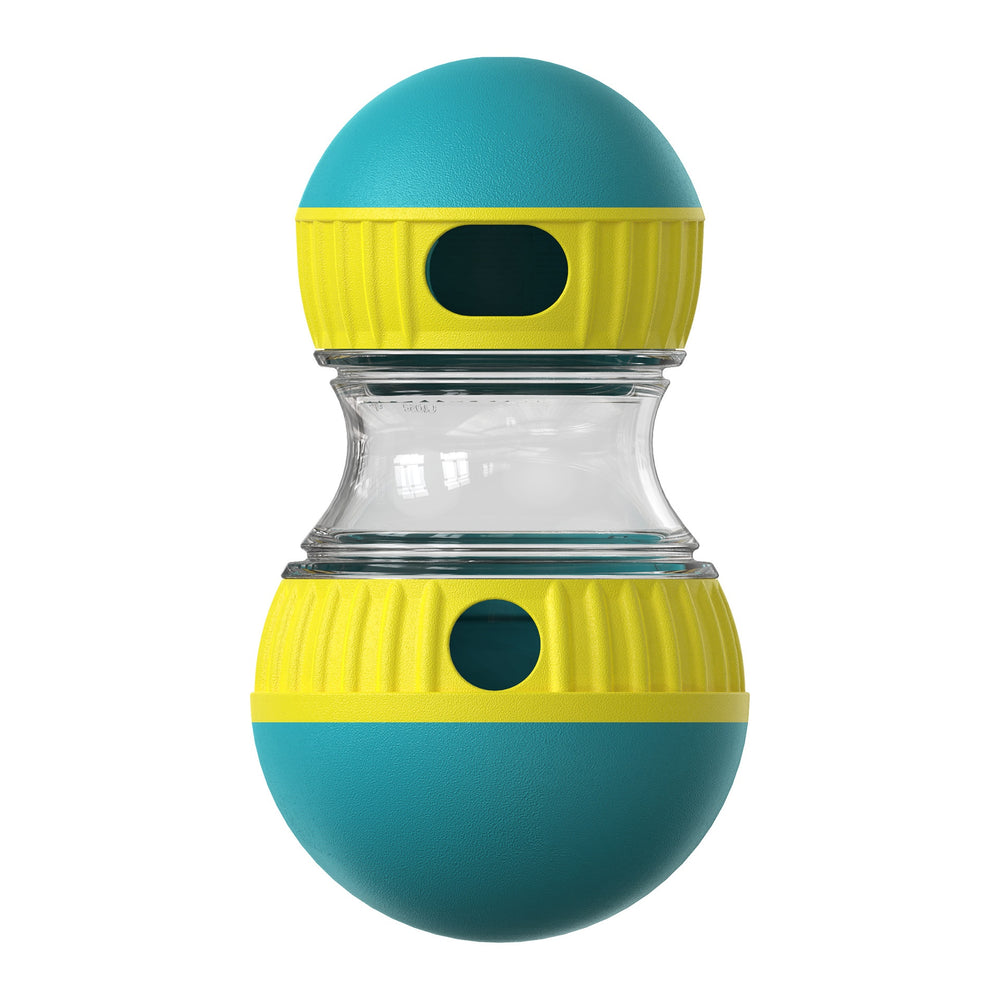 Japasu Interactive IQ Tumbler – Slow Feeder & Puzzle Toy for Boredom Relief & Digestive Health