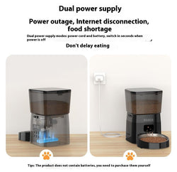 Japasu Precision Automatic Pet Feeder – Programmable Timed Food Dispenser for Cats & Dogs